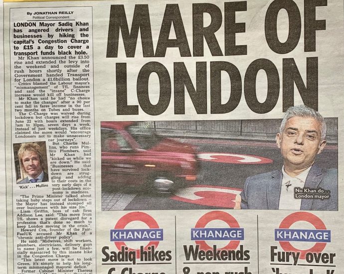 The Sun Covers the Congestion Charge Hile